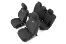 Rough Country Seat Covers Front and Rear For Crew Cab Toyota Tacoma 16-23