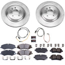PowerStop OE Stock Replacement Low-Dust Ceramic Brake Pad and Rotor Kit