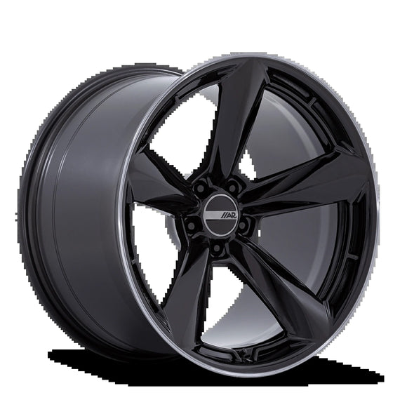 20x9.5 AME TTF Gloss Black With Double Dark Tint Lip 5X115 15 5.84 72.56 Wheel/R