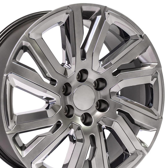 22" Replica Wheel CV39 Fits GMC Sierra Rim 22x9 Hyper Wheel
