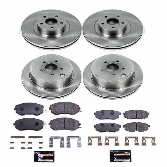 PowerStop Track Day High-Performance Brake Pad and Rotor Kit