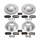 PowerStop Z23 Daily Driver Carbon-Fiber Ceramic Brake Pad and Drilled & Slotted