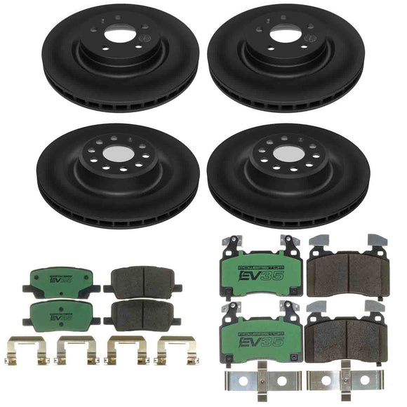 PowerStop E35 Electric Vehicle Pad and Rotor Kit