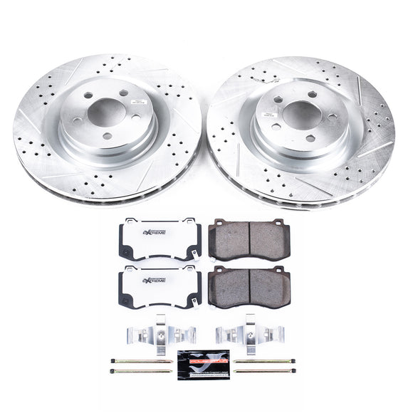 PowerStop Z26 Street Performance Ceramic Brake Pad and Drilled & Slotted Rotor K