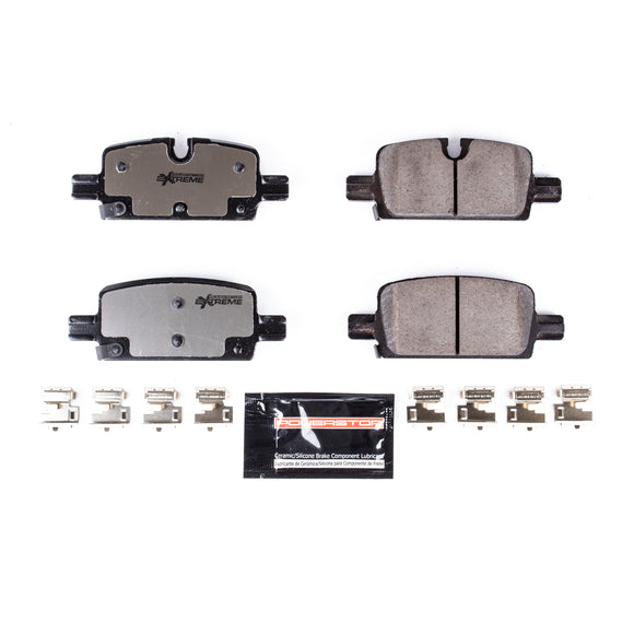 PowerStop Z36 Truck And Tow Carbon-Fiber Ceramic Brake Pads With Hardware