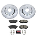 PowerStop Z23 Daily Driver Carbon-Fiber Ceramic Brake Pad and Drilled & Slotted