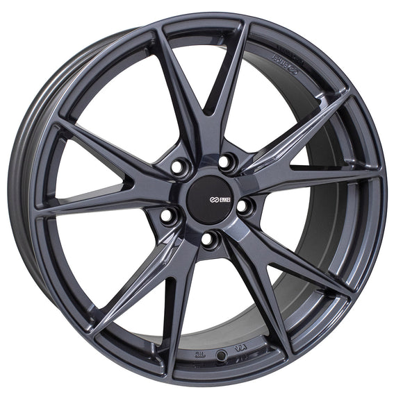 17X7.5 ENKEI PHOENIX GUNMETAL   WHEEL/RIM  ET38 523-775-6538BGM 5X114.3