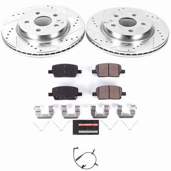 Z23 Daily Driver Carbon-Fiber Ceramic Brake Pad and Drilled & Slotted Rotor Kit