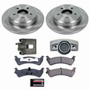 PowerStop OE Stock Replacement Low-Dust Ceramic Brake Pad, Rotor and Caliper Kit