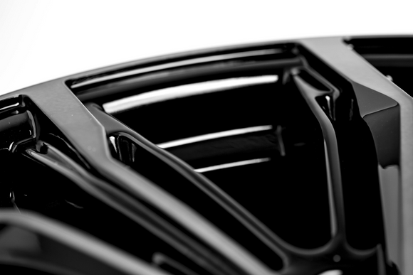 18x8 RTX Black Widow Black Machined Grey 5x120 ET35 wheel/rim
