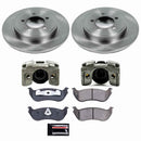 PowerStop OE Stock Replacement Low-Dust Ceramic Brake Pad, Rotor and Caliper Kit