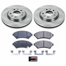 PowerStop OE Stock Replacement Low-Dust Ceramic Brake Pad and Rotor Kit