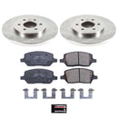 PowerStop OE Stock Replacement Low-Dust Ceramic Brake Pad and Rotor Kit