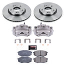 PowerStop OE Stock Replacement Low-Dust Ceramic Brake Pad, Rotor and Caliper Kit