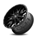 20x10 Hardrock Affliction Gloss Black Milled 5x127/139.7 ET-19 wheel/rim