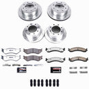 PowerStop Z36 Carbon-Fiber Ceramic Brake Pad with Drilled and Slotted Rotor Kit