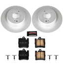 PowerStop Genuine Geomet Coated Rotor and Carbon-Fiber Ceramic Brake Pad Kit