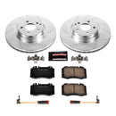 PowerStop Z23 Daily Driver Carbon-Fiber Ceramic Brake Pad and Drilled & Slotted