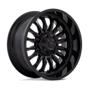 22x10 Fuel Off-Road D796 Arc Matte Black with Gloss Black Lip 6x135 ET-18 Wheel