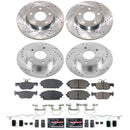 PowerStop Z23 Daily Driver Carbon-Fiber Ceramic Brake Pad and Drilled & Slotted