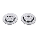 PowerStop Evolution Drilled Slotted Rotors Pair Rear For Pontiac G8
