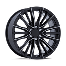 22X9 Performance Replicas PR223 Gloss Black Milled 6x139.7 ET28 Wheel Rim