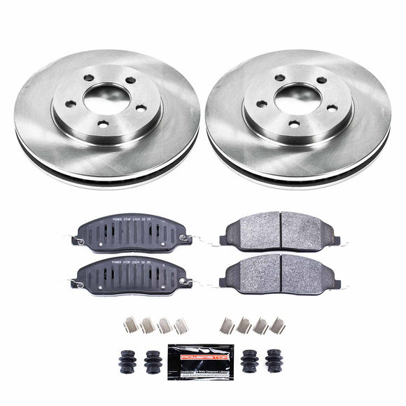 PowerStop Track Day High-Performance Brake Pad and Rotor Kit