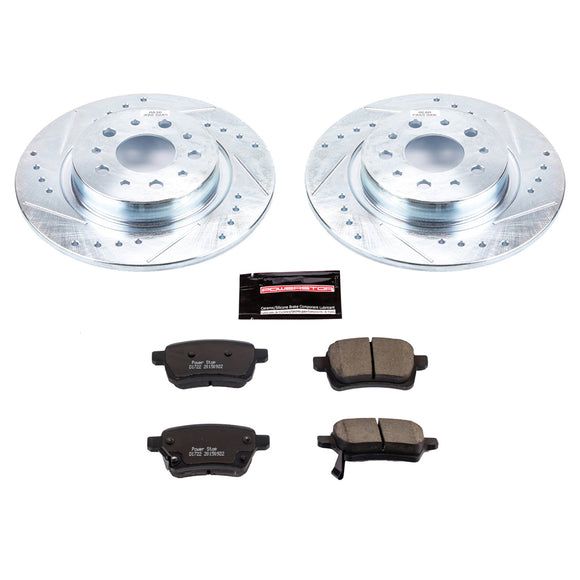 PowerStop Z23 Daily Driver Carbon-Fiber Ceramic Brake Pad and Drilled & Slotted