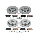 PowerStop OE Stock Replacement Low-Dust Ceramic Brake Pad and Rotor Kit