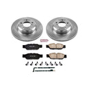 PowerStop OE Stock Replacement Low-Dust Ceramic Brake Pad and Rotor Kit