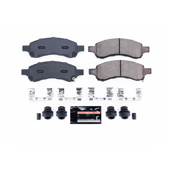 PowerStop Z23 Evolution Sport Carbon-Fiber Brake Pads With Hardware