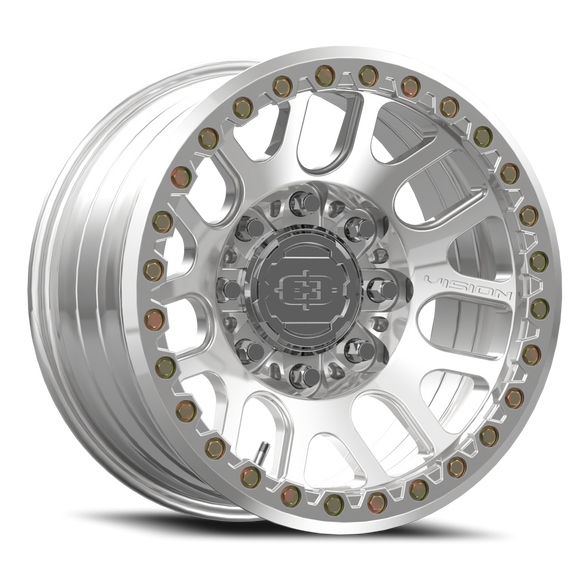 17X9 Vision 111 Nemesis Polished Wheel 8x165.1 8x6.5 ET-12 CB130.8