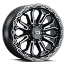 17x9 Vision 405 Korupt Gloss Black Milled Spoke Wheel 8x170 ET12 CB125.2