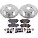 PowerStop Z23 Daily Driver Carbon-Fiber Ceramic Brake Pad and Drilled & Slotted