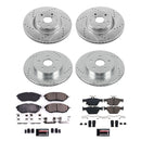 PowerStop Z23 Daily Driver Carbon-Fiber Ceramic Brake Pad and Drilled & Slotted