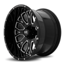 20x12 Hardrock Slammer XPosed Gloss Black Milled 6x135 ET-44 wheel/rim-3