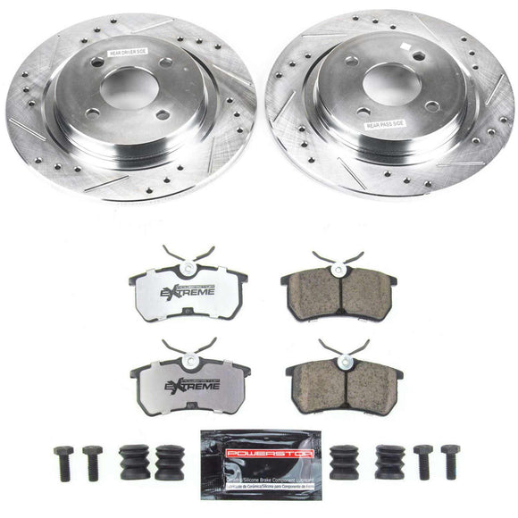 PowerStop Z26 Street Performance Ceramic Brake Pad and Drilled & Slotted Rotor K