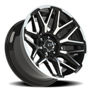 20X10 Vision 305 Rekluse Gloss Black Machined Face and Lip 6x139.7 6x5.5 ET-25 C