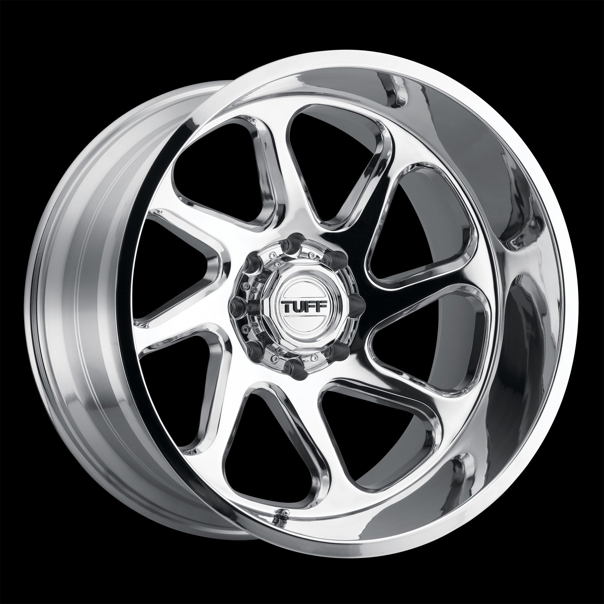 24X14 Tuff T2B Chrome - Directional 8X170 ET-72 wheel/rim - 0