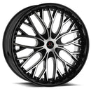22x9.5 Cavallo CLV-33 Gloss Black & Machined 5x115/120 ET15 wheel/rim