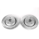 PowerStop Evolution Drilled Slotted Rotors Pair Front For Dodge Ram 1500