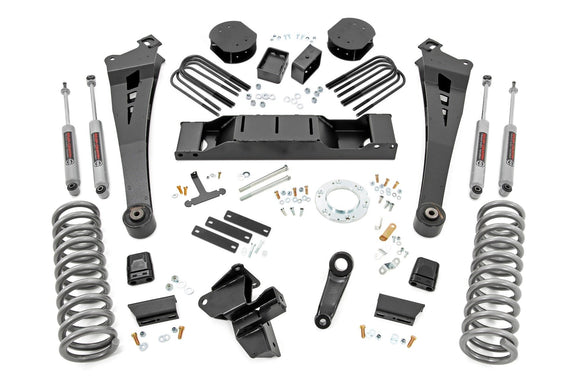 Rough Country 5" Lift Kit DRW OE Rear Air For Ram 3500 4WD 2020-2023