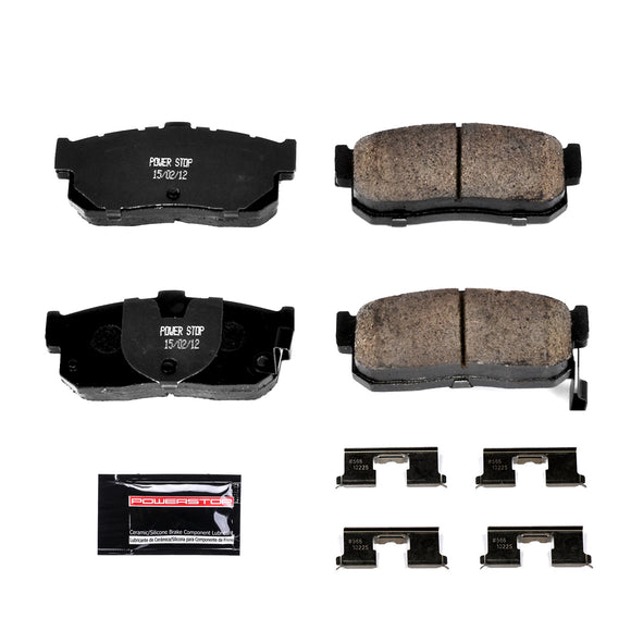 PowerStop Z23 Evolution Sport Carbon-Fiber Brake Pads With Hardware