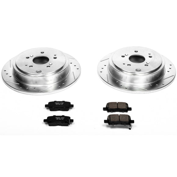 PowerStop Z23 Daily Driver Carbon-Fiber Ceramic Brake Pad and Drilled & Slotted