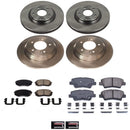 OE Stock Replacement Low-Dust Ceramic Brake Pad and Rotor Kit