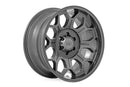 20x10 Rough Country 77 Series Gunmetal Gray 6x5.5 6x139.7 ET-25 Wheel Rim