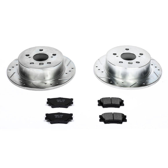 PowerStop Z23 Daily Driver Carbon-Fiber Ceramic Brake Pad and Drilled & Slotted