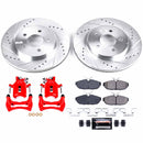 PowerStop Z23 Daily Driver Carbon-Fiber Ceramic Pads Drilled & Slotted Rotor & C