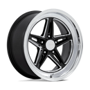 18X10 American Racing Vintage VN514 Groove Black 5X127 5X5 ET12 Wheel Rim-2