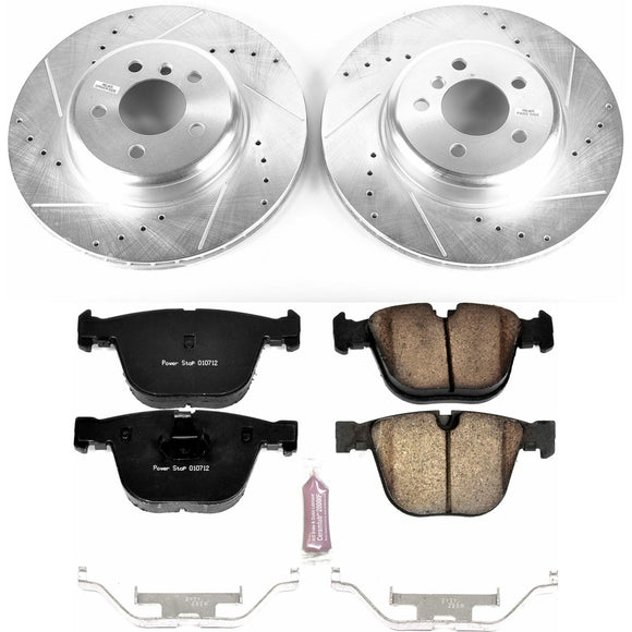 PowerStop Z23 Daily Driver Carbon-Fiber Ceramic Brake Pad and Drilled & Slotted